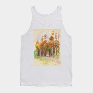 Grove of Trees by Auguste Renoir Tank Top